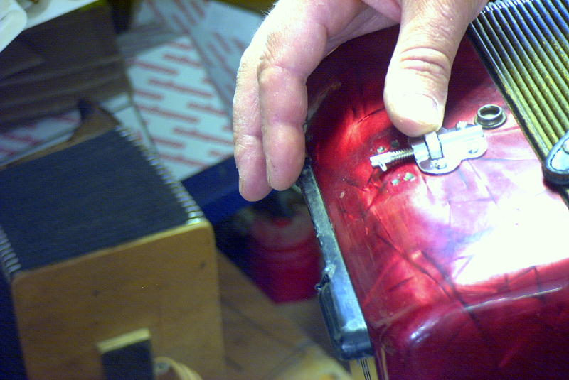 Pose de mécanique de réglage courroie 24